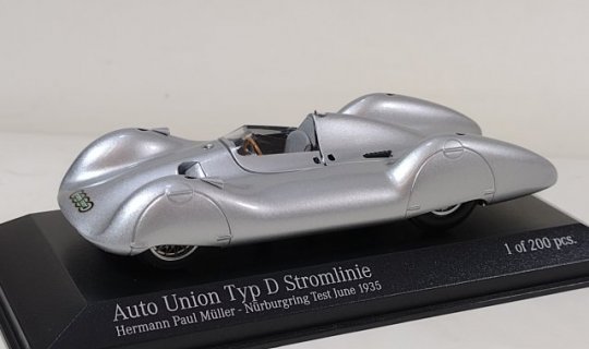 Auto Union Typ D Stromlinie  Test 1938