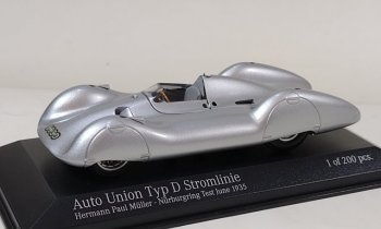 Auto Union Typ D Stromlinie  Test 1938