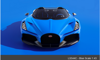 Bugatti W16 Mistral - blue